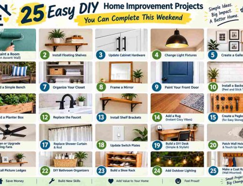 25 Easy DIY Home Improvement Projects You Can Complete This Weekend